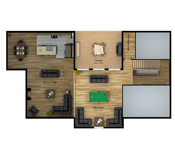 Saint-Sauveur Chemin Lac Millette SOUS-SOL